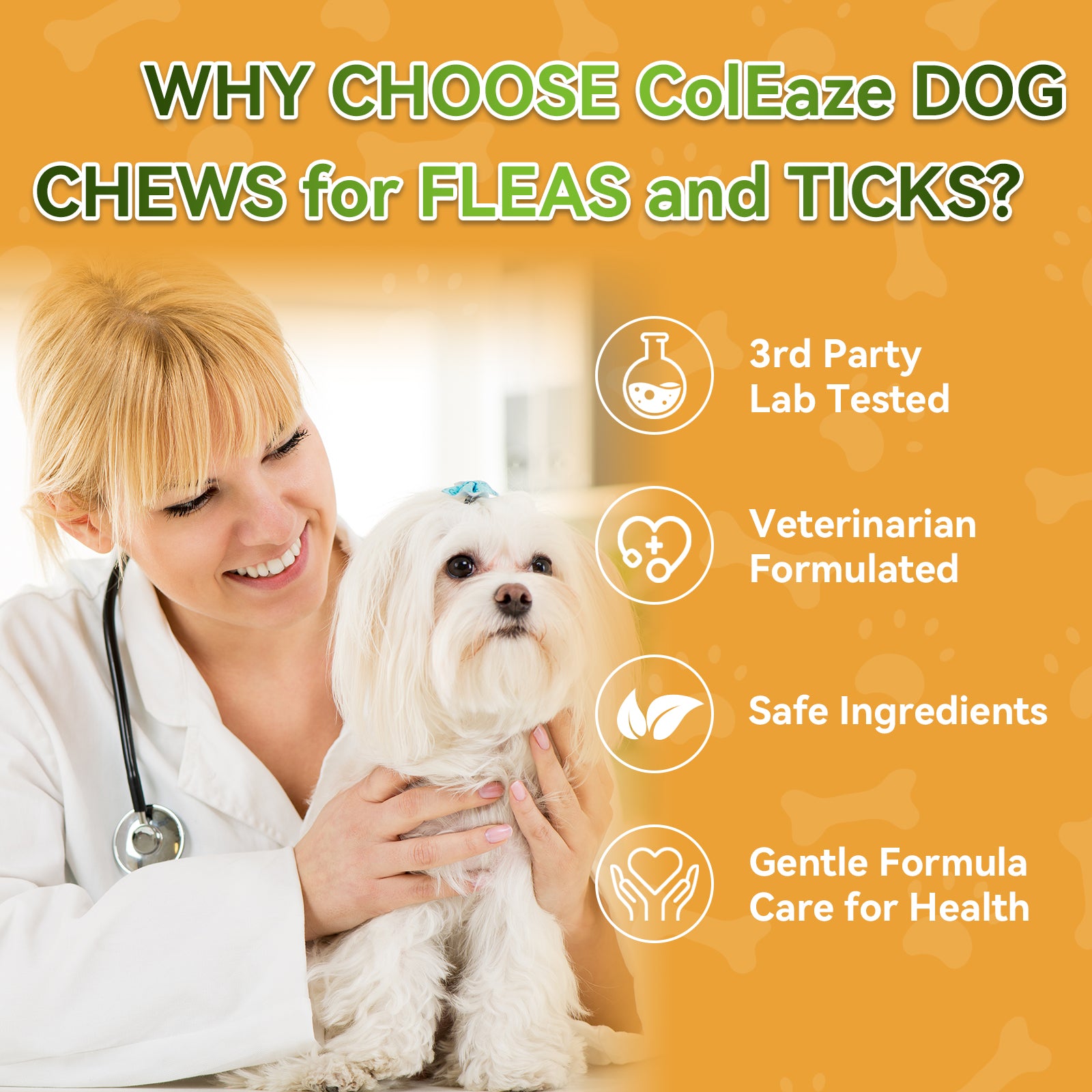 ColEaze Probiotic Gut Health Chews – 200 Soft Chews of Brutal Digestive Domination. No More Gas, No More Loose Stools, No More Weak Immunity. Pumpkin + 6.84B CFU Probiotics + Enzyme Strike Force